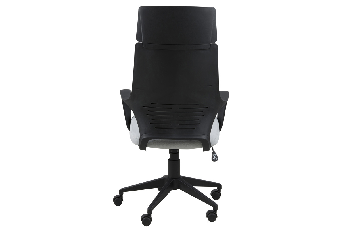 Fauteuil de bureau design gris et noir YALE
