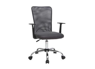 Fauteuil de bureau design mesh gris PLUZ
