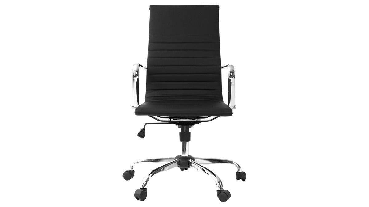 Fauteuil de bureau design noir ARNO