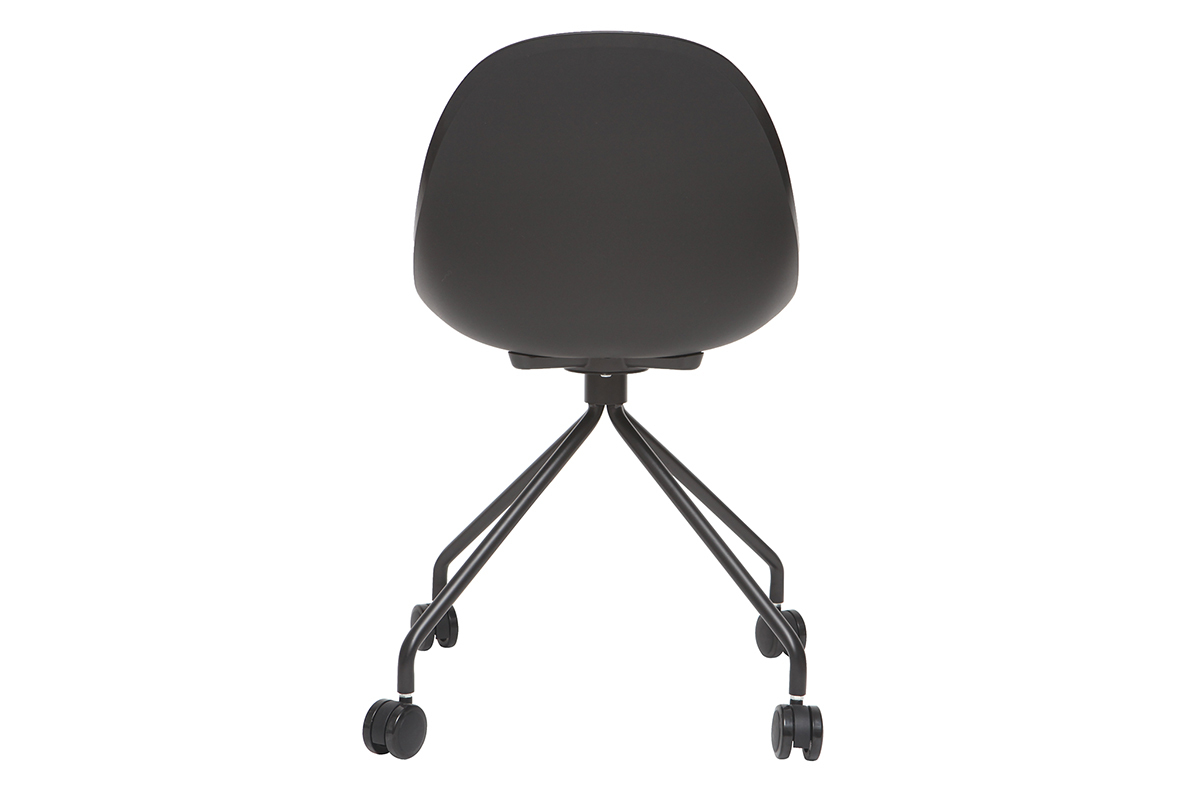 Fauteuil de bureau design noir CONCHA