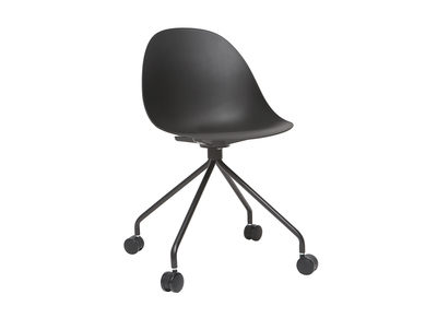 Fauteuil de bureau design noir CONCHA