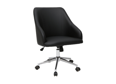 Fauteuil de bureau design noir SCARLETT