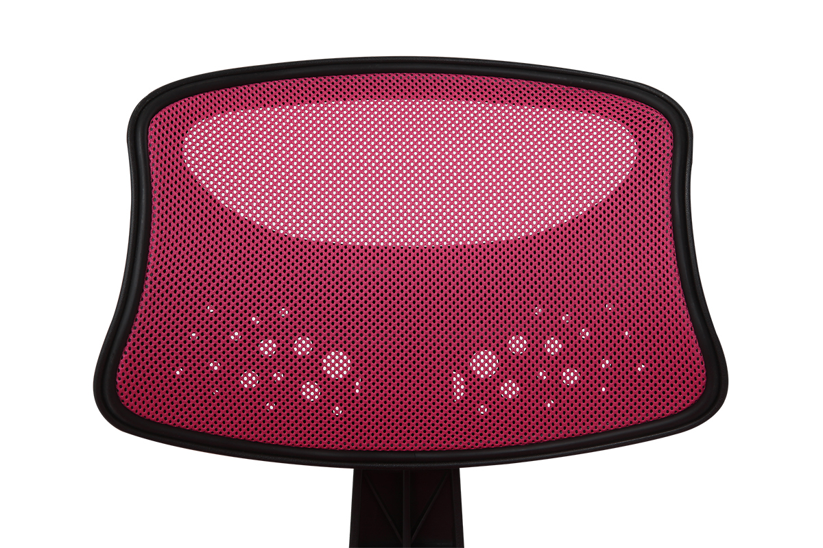 Fauteuil de bureau enfant mesh rose MEL