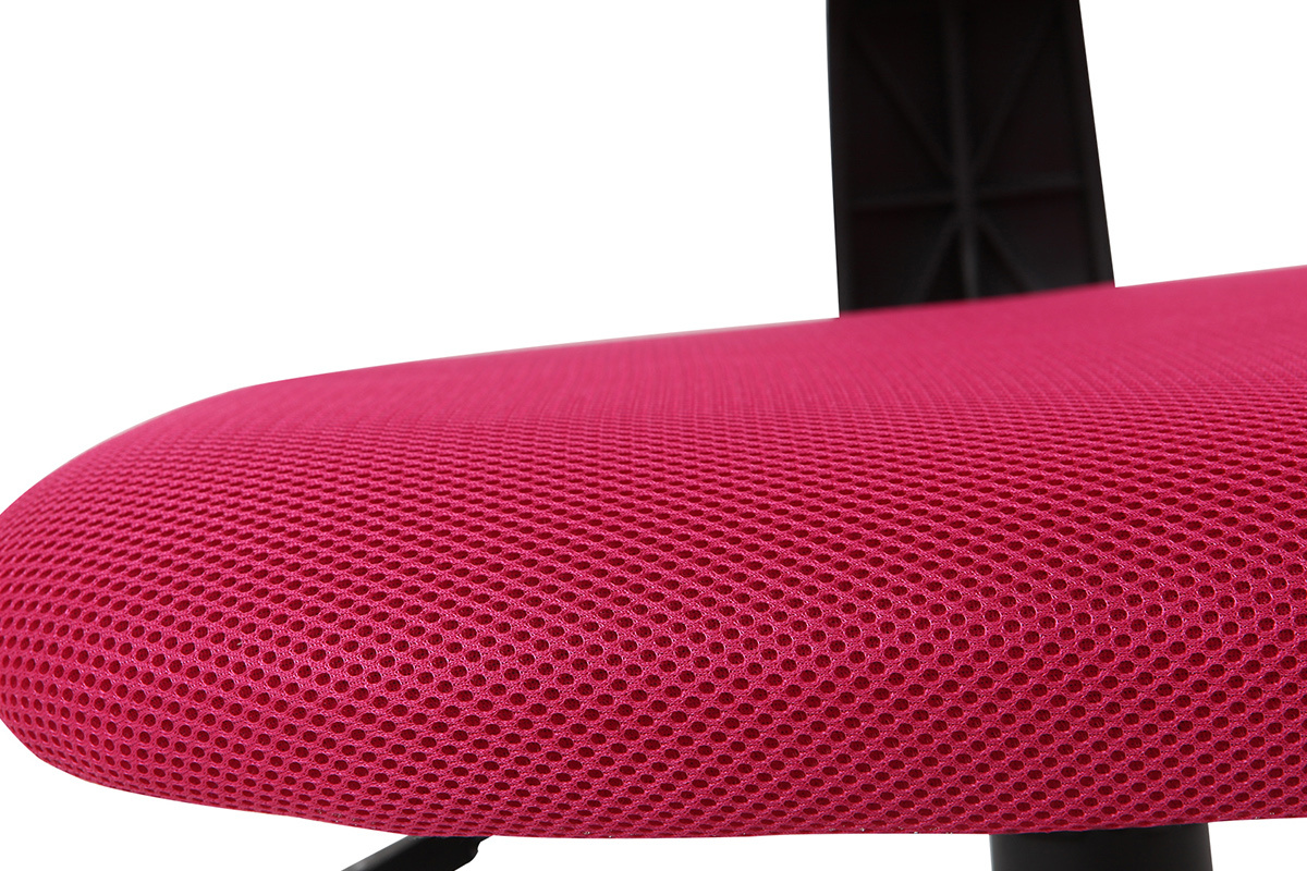 Fauteuil de bureau enfant mesh rose MEL