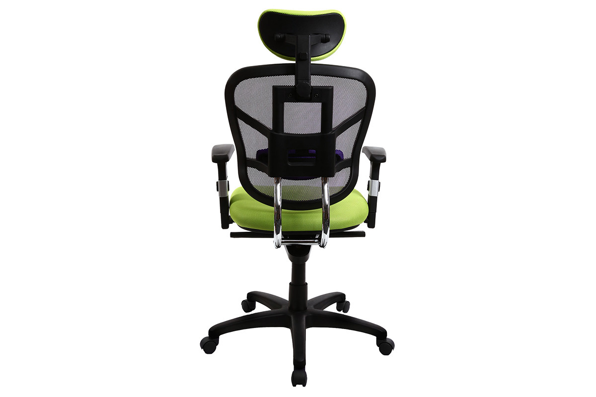 Fauteuil de bureau ergonomique anis et noir UP TO YOU