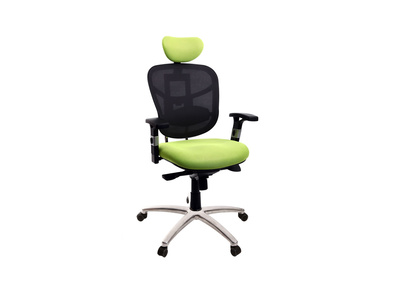 Fauteuil de bureau ergonomique anis et noir UP TO YOU