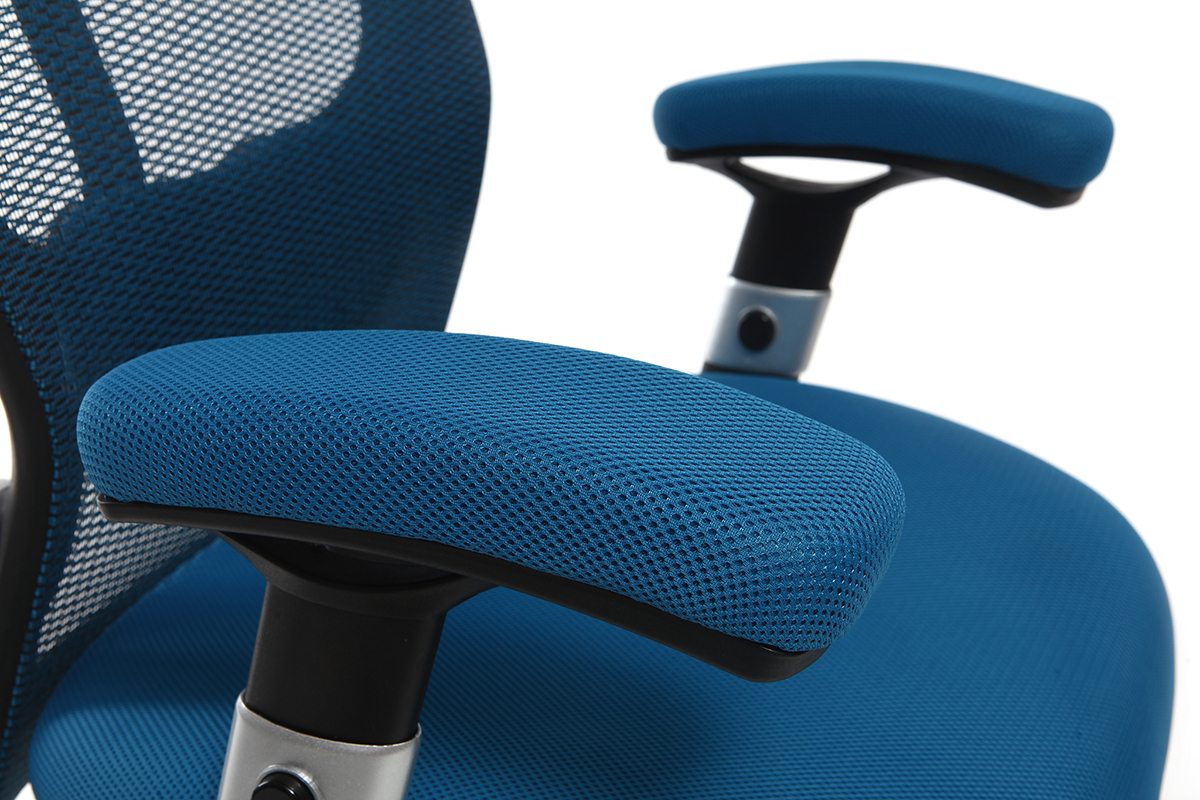 Fauteuil de bureau ergonomique bleu ULTIMATE V2 plus