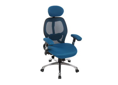 Fauteuil de bureau ergonomique bleu ULTIMATE V2 plus - Fauteuil de bureau ergonomique bleu ULTIMATE V2 plus