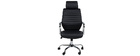 Fauteuil de bureau ergonomique design noir STAN