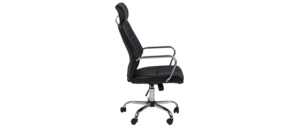Fauteuil de bureau ergonomique design noir STAN