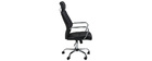 Fauteuil de bureau ergonomique design noir STAN