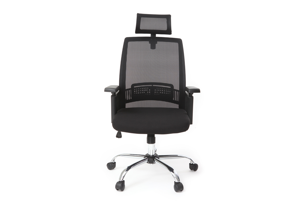 Fauteuil de bureau ergonomique design noir TITAN