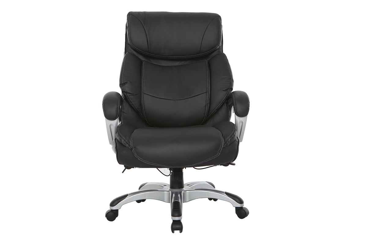 Fauteuil de bureau ergonomique et design noir MAGIST