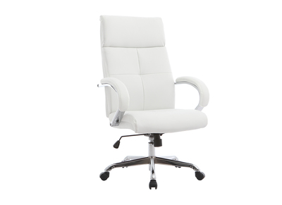 Fauteuil de bureau pivotant design blanc TOWER