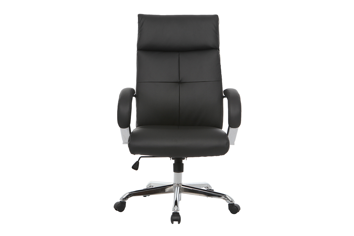 Fauteuil de bureau pivotant design noir TOWER