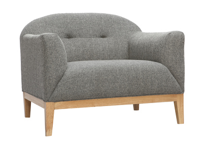 Fauteuil design gris MARY