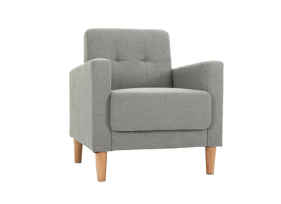 Fauteuil design gris MOON