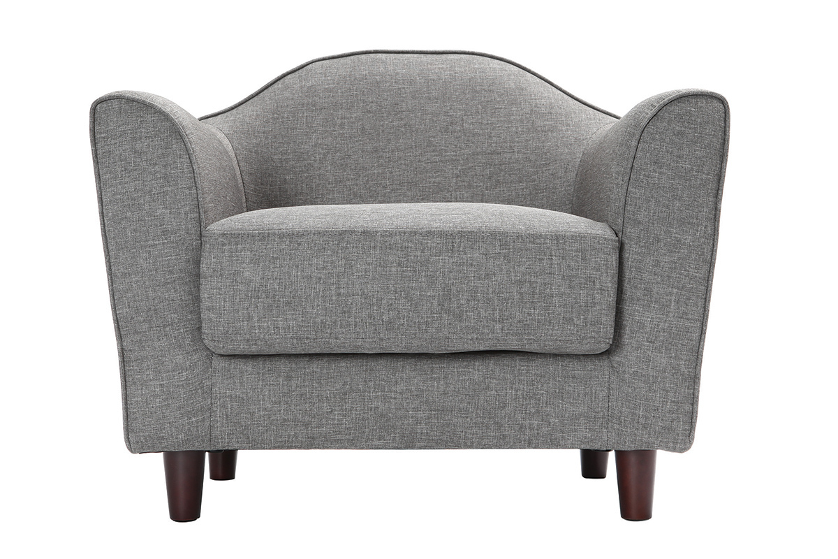 Fauteuil design gris SOVHA