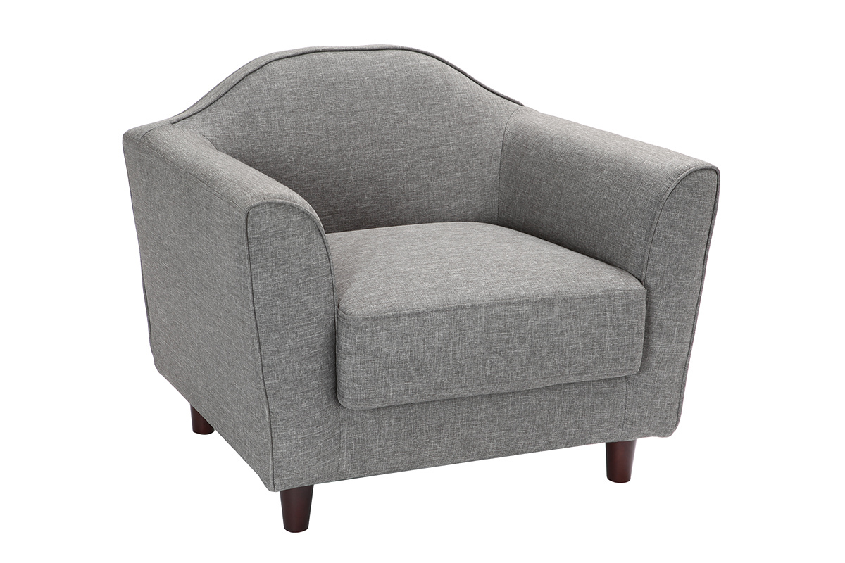 Fauteuil design gris SOVHA