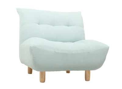 Fauteuil design scandinave menthe &agrave; l'eau YUMI