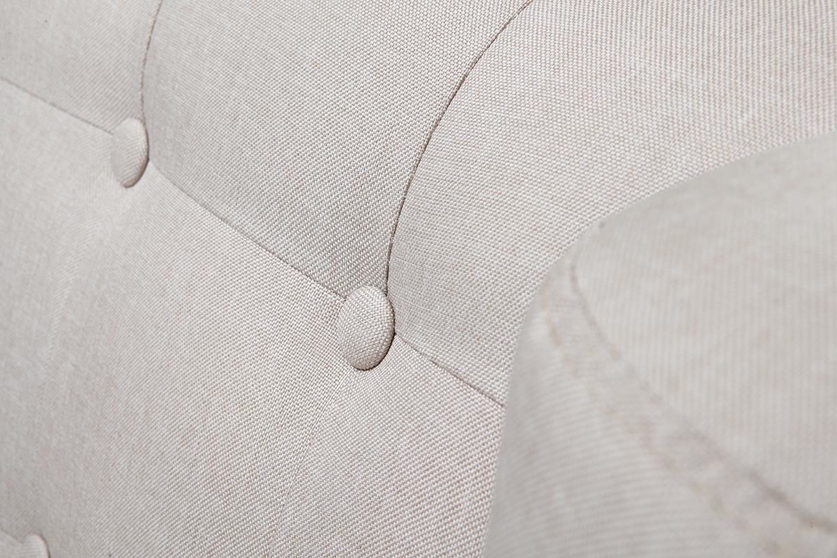 Fauteuil design scandinave naturel et bois clair BRIGHTON