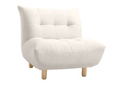 Fauteuil design scandinave naturel  YUMI