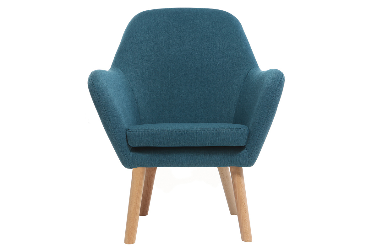 Fauteuil enfant design bleu canard BABY MIRA