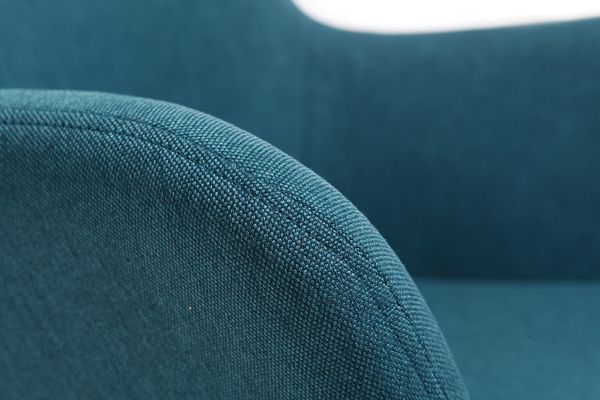 Fauteuil enfant design bleu canard BABY MIRA