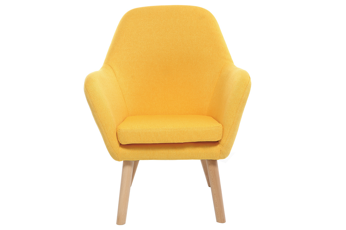 Fauteuil enfant design jaune BABY MIRA