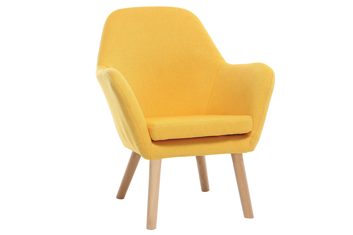Fauteuil enfant design jaune BABY MIRA