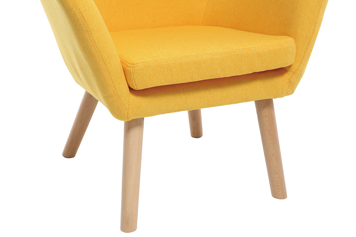Fauteuil enfant design jaune BABY MIRA