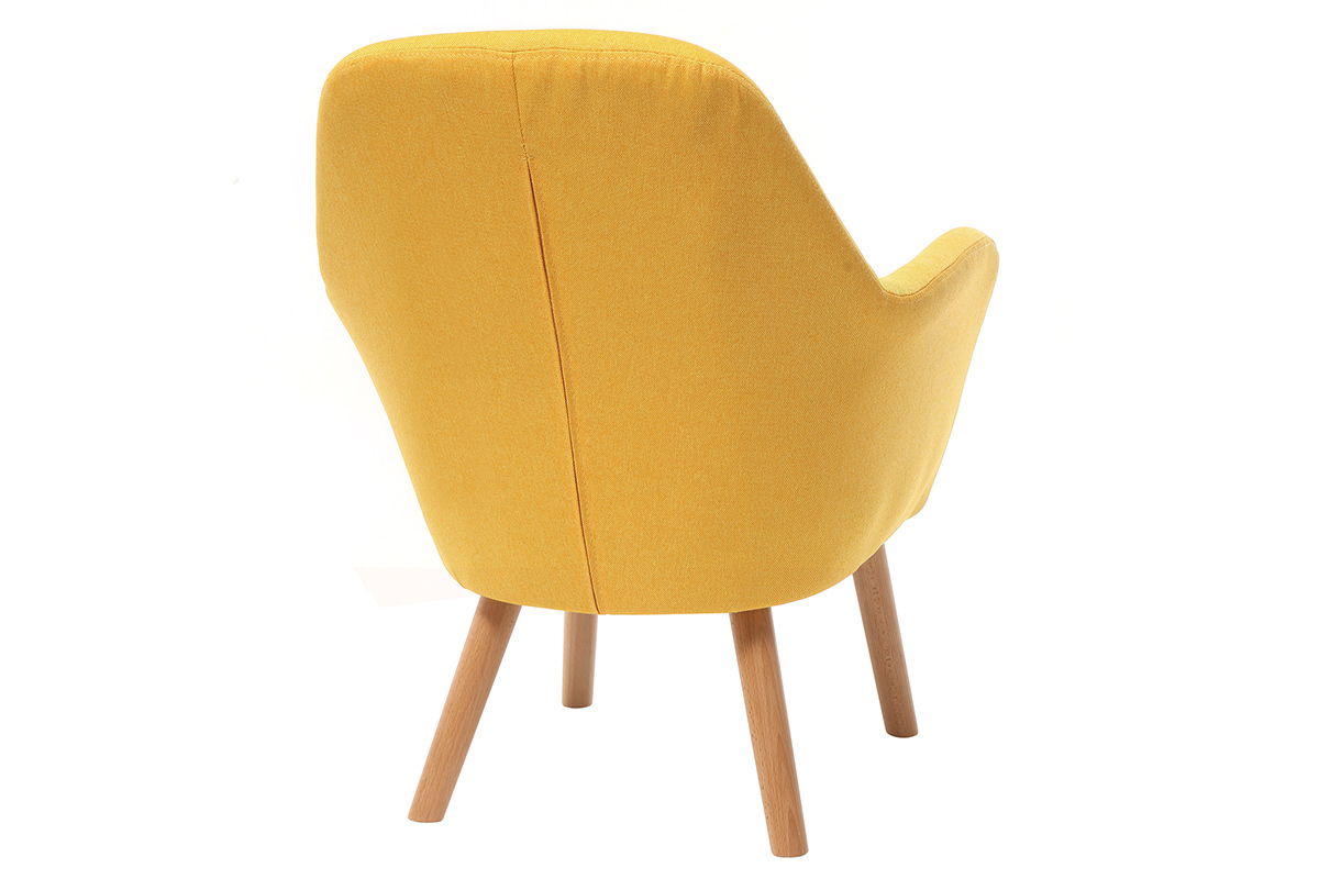 Fauteuil enfant design jaune BABY MIRA