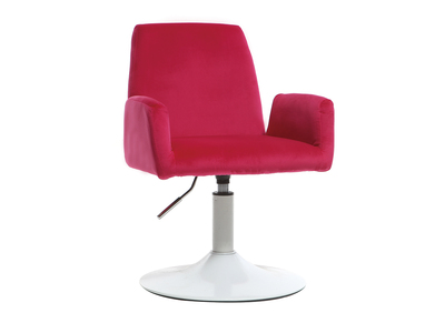 Fauteuil enfant design pivotant rose SOLLY