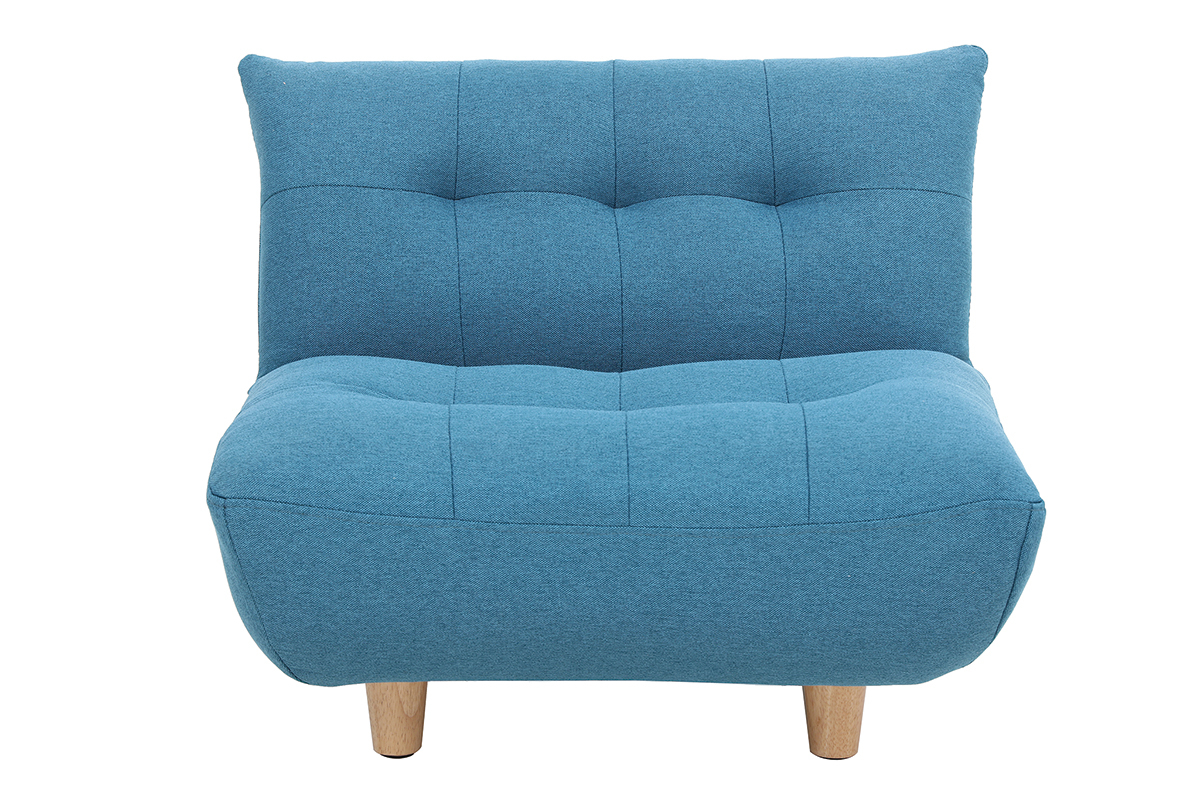 Fauteuil enfant scandinave bleu canard BABY YUMI