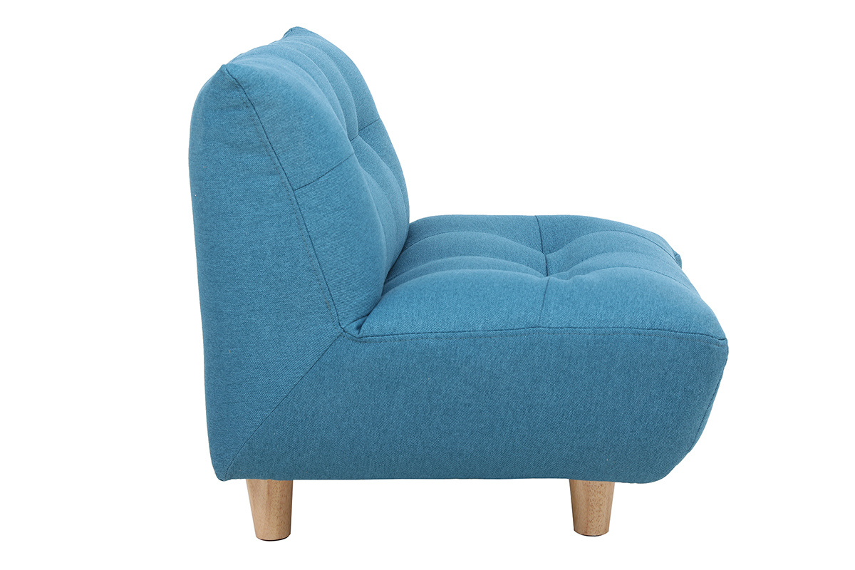 Fauteuil enfant scandinave bleu canard BABY YUMI