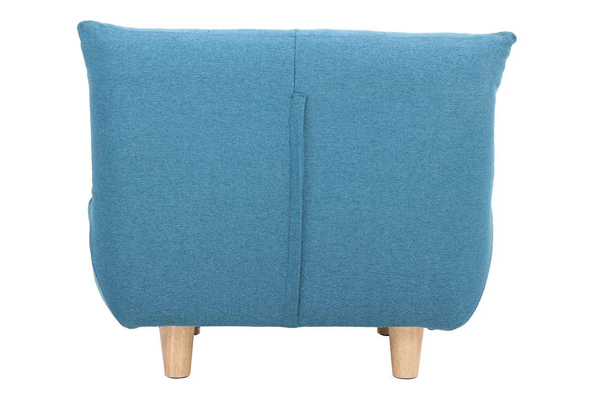 Fauteuil enfant scandinave bleu canard BABY YUMI