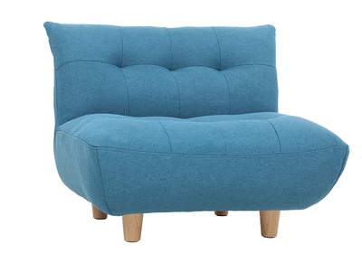 Fauteuil enfant scandinave bleu canard BABY YUMI