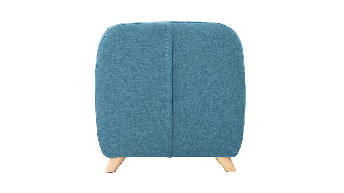 Fauteuil enfant scandinave bleu canard NORKID