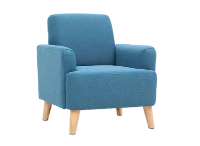Fauteuil enfant scandinave bleu p&eacute;trole BABY ISKO