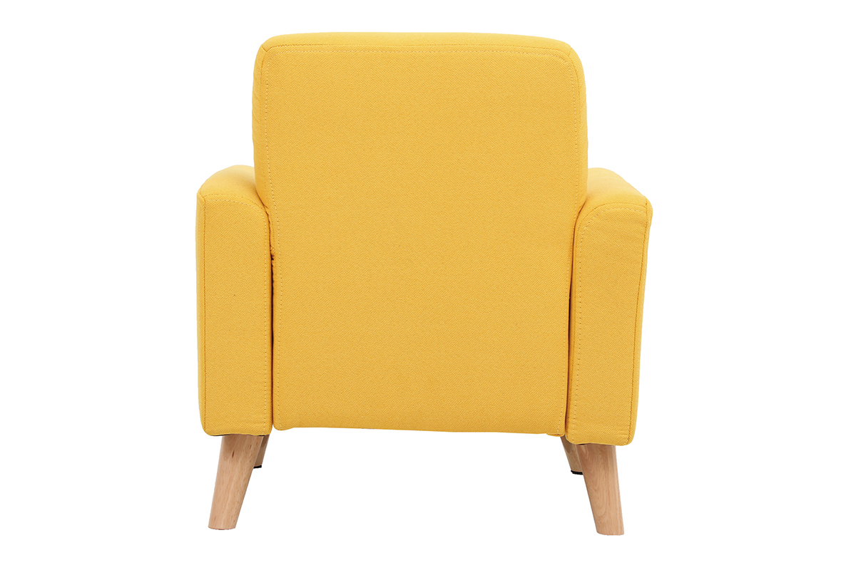 Fauteuil enfant scandinave jaune BABY ISKO