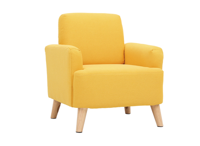 Fauteuil enfant scandinave jaune BABY ISKO