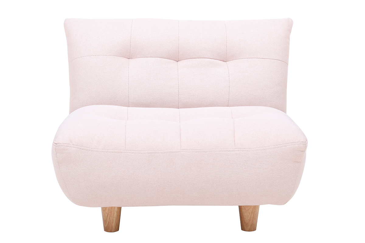 Fauteuil enfant scandinave rose BABY YUMI