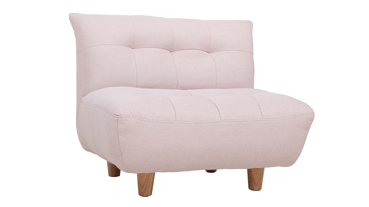 Fauteuil enfant scandinave rose BABY YUMI