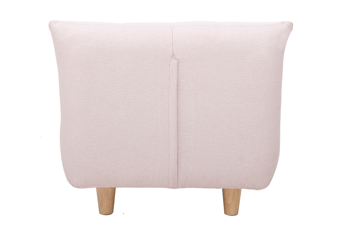 Fauteuil enfant scandinave rose BABY YUMI