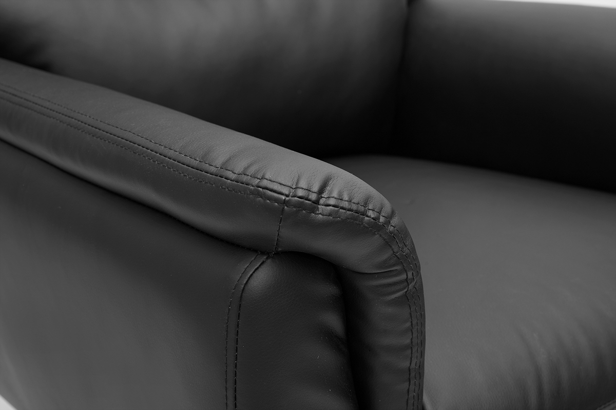 Fauteuil pivotant noir JONAH