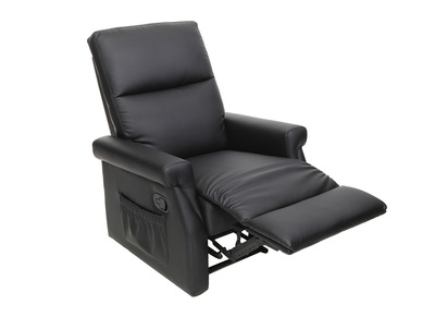 Fauteuil relax design manuel noir COTY