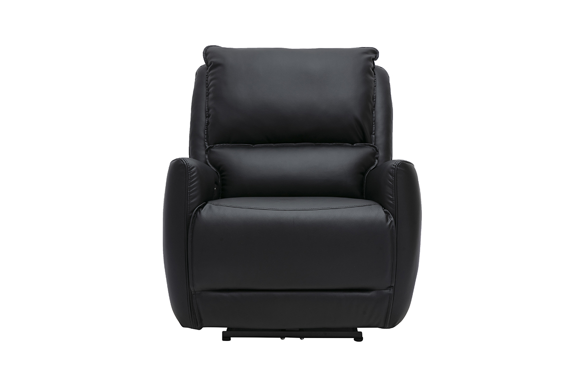 Fauteuil relax �lectrique noir RACHEL