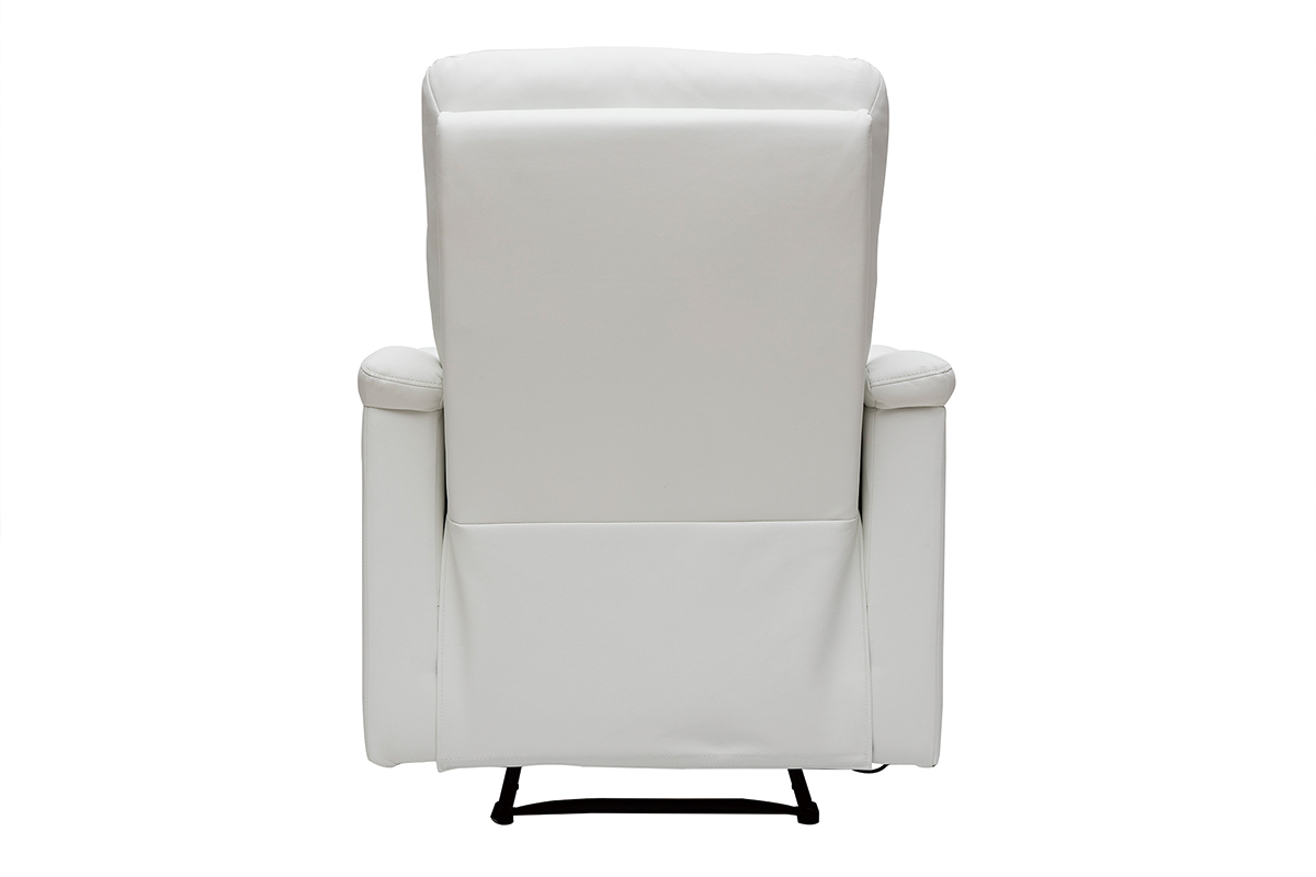 Fauteuil relax manuel blanc MANDALA