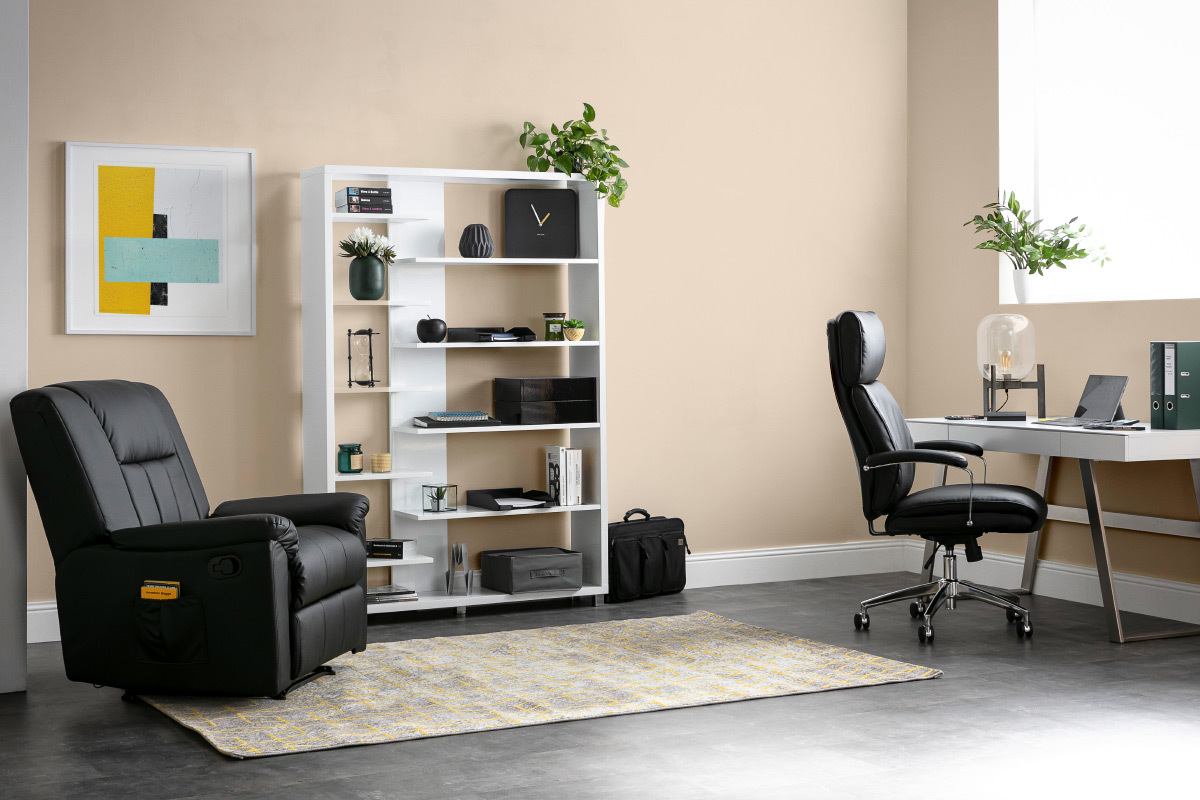 Fauteuil relax manuel ivoire JOEY