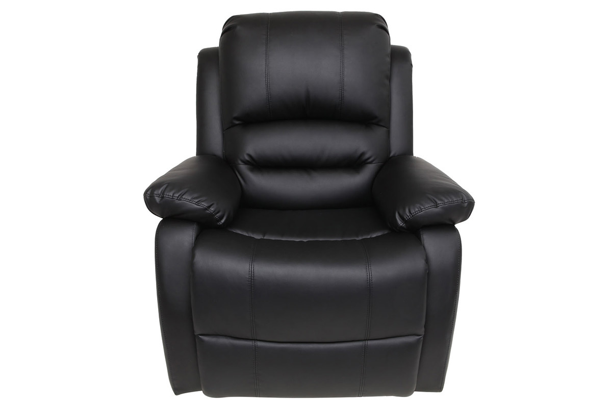 Fauteuil relax manuel noir TED